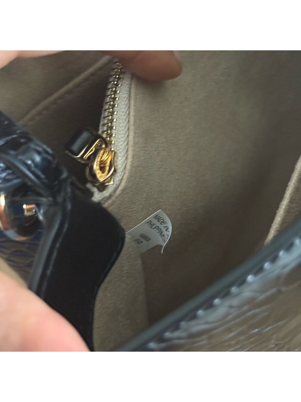 1018$+!! New Tory Burch Britten Black Leather Satchel & Matching Bifold Wallet - Picture 10 of 17